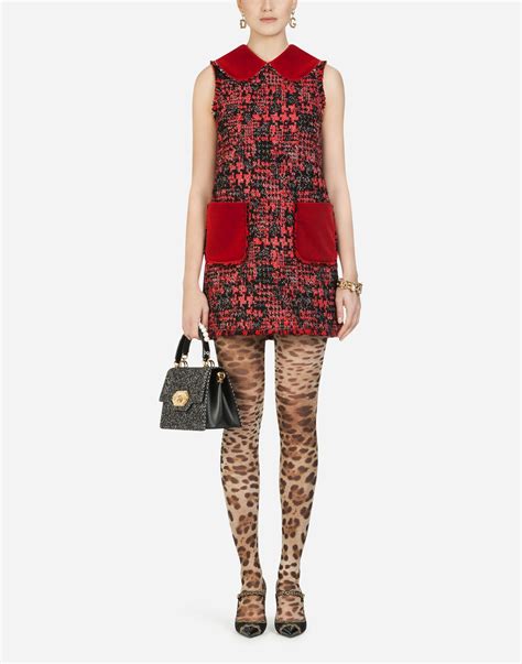 dolce gabbana short|dolce gabbana tweed dress.